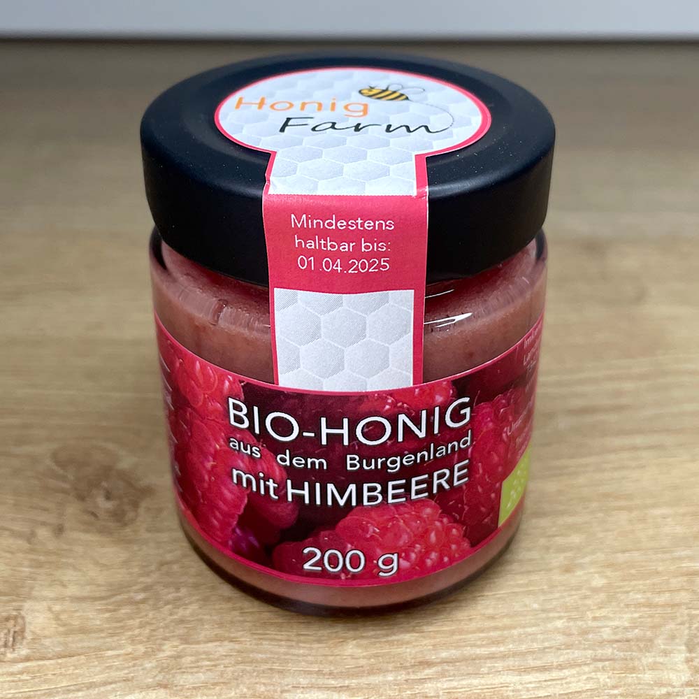 BIO Honig mit Himbeere